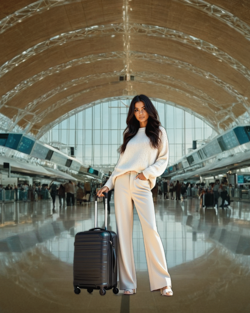 camila durante el viaje