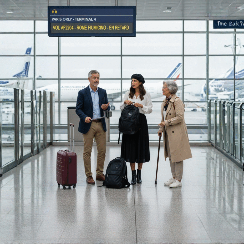 de parís a roma — entre buses, aeropuertos y un palito para las selfies perdido