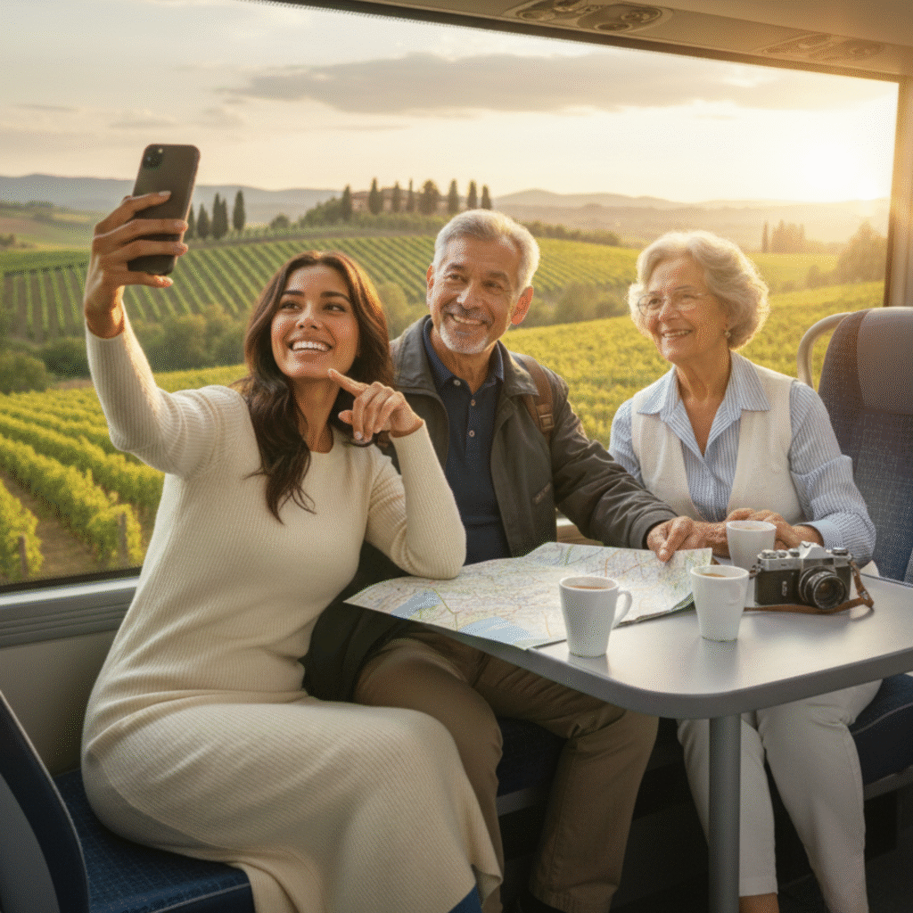 de roma a florencia — carretera, paisajes y un viaje entre historia y calma