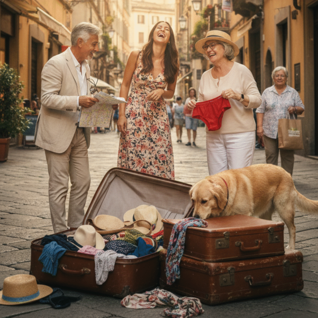 😂 los problemas no contados — porque también se viaja entre enredos y risas 🌍✈️